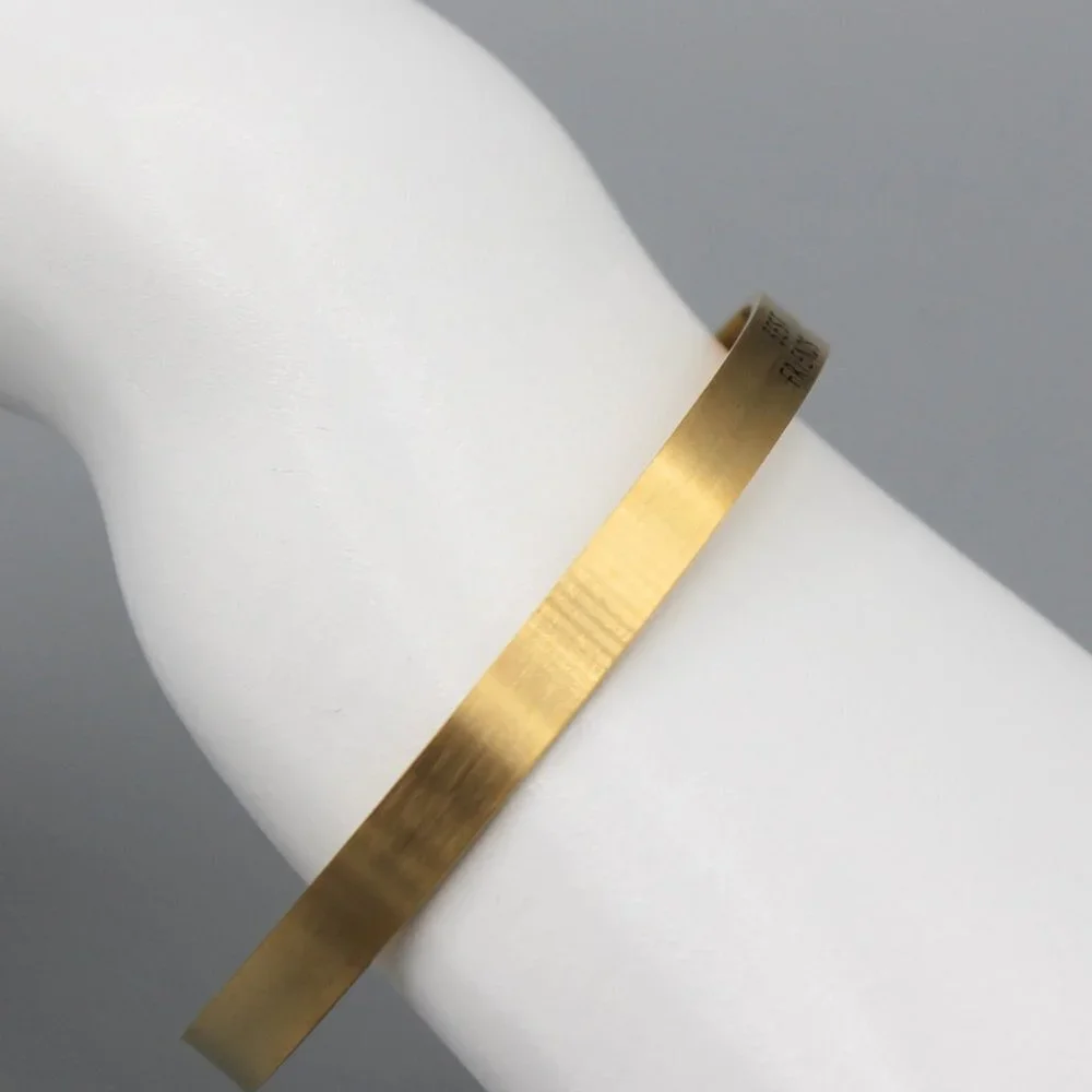 Jewelry bracelet cuff Best Friend Friendship gold tone dainty minimalist new